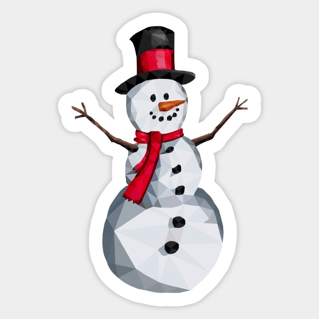 Snowman Sticker by DROLO